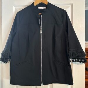 Belle by Kim Gravel Black Cape Chic Outerwear